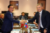 Chủ tịch UBND tỉnh Quảng Trị Võ Văn Hưng làm việc với Tổng Giám đốc Gazprom International tại Liên bang Nga