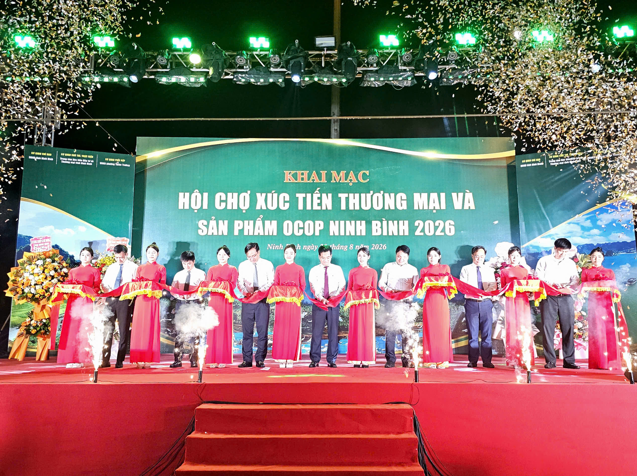 Khai mạc Hội chợ Xúc tiến thương mại và sản phẩm OCOP Ninh Bình 2026