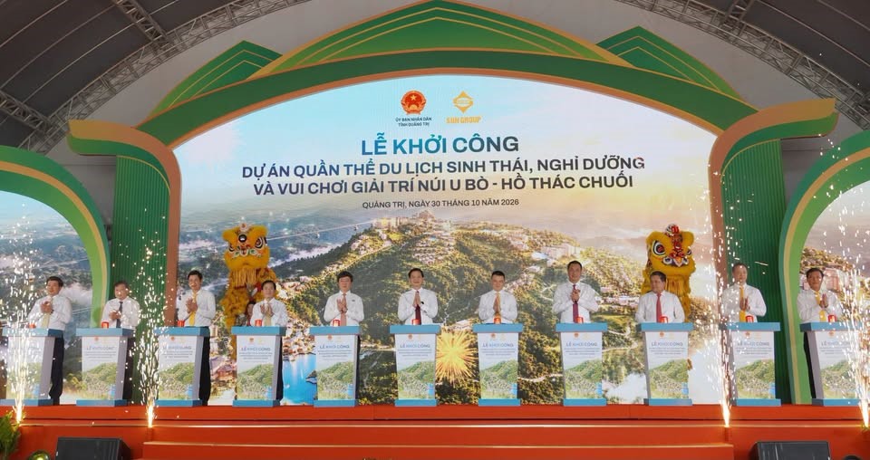 KHỞI CÔNG DỰ ÁN DU LỊCH SINH THÁI, NGHỈ DƯỠNG VÀ VUI CHƠI GIẢI TRÍ NÚI U BÒ – HỒ THÁC CHUỐI: TẠO ĐỘNG LỰC MỚI CHO DU LỊCH QUẢNG TRỊ