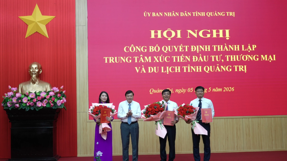 Thành lập Trung tâm Xúc tiến Đầu tư, Thương mại và Du lịch tỉnh Quảng Trị