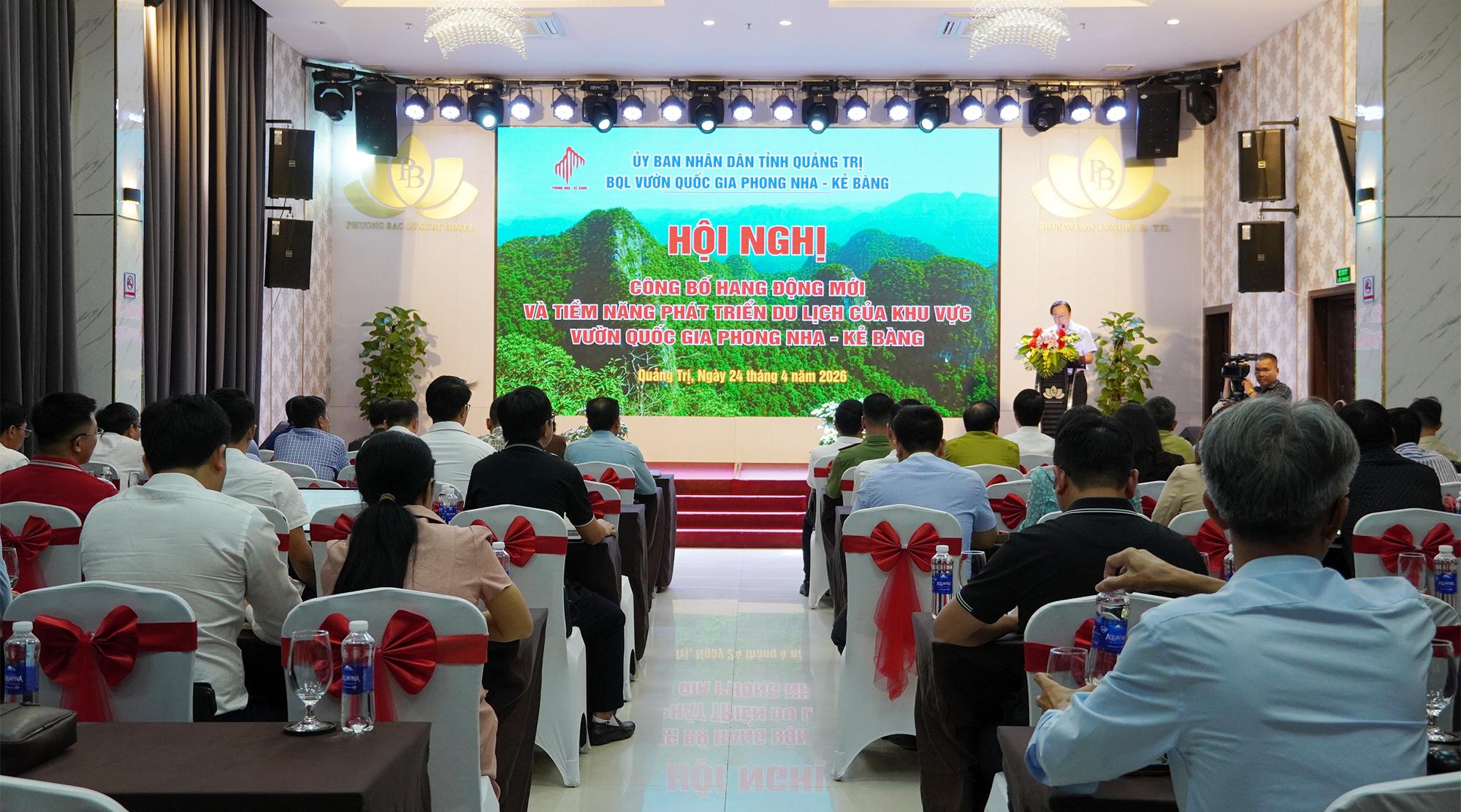 Công bố hang động mới và tiềm năng phát triển du lịch của khu vực Vườn Quốc gia Phong Nha - Kẻ Bàng