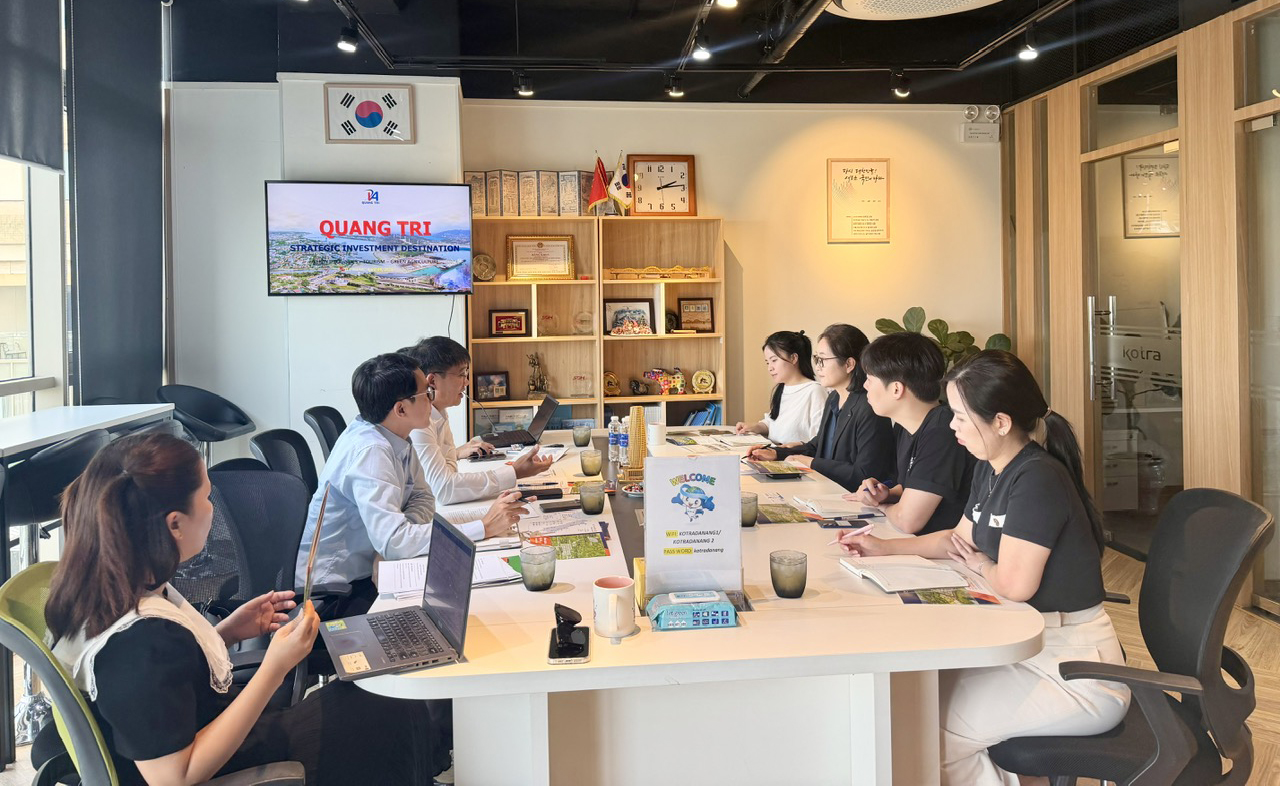 IPA Quảng Trị làm việc với các cơ quan xúc tiến, công ty tư vấn đầu tư nước ngoài tại Thành phố Đà Nẵng