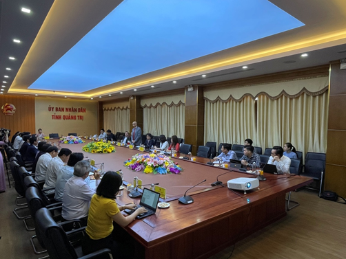 UBND tỉnh tiếp và làm việc với Công ty Năng lượng Eni Việt Nam